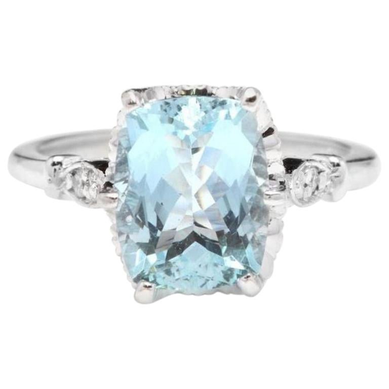 Aquamarine and Diamond Rings: A Timeless Blend of Elegance and Beauty