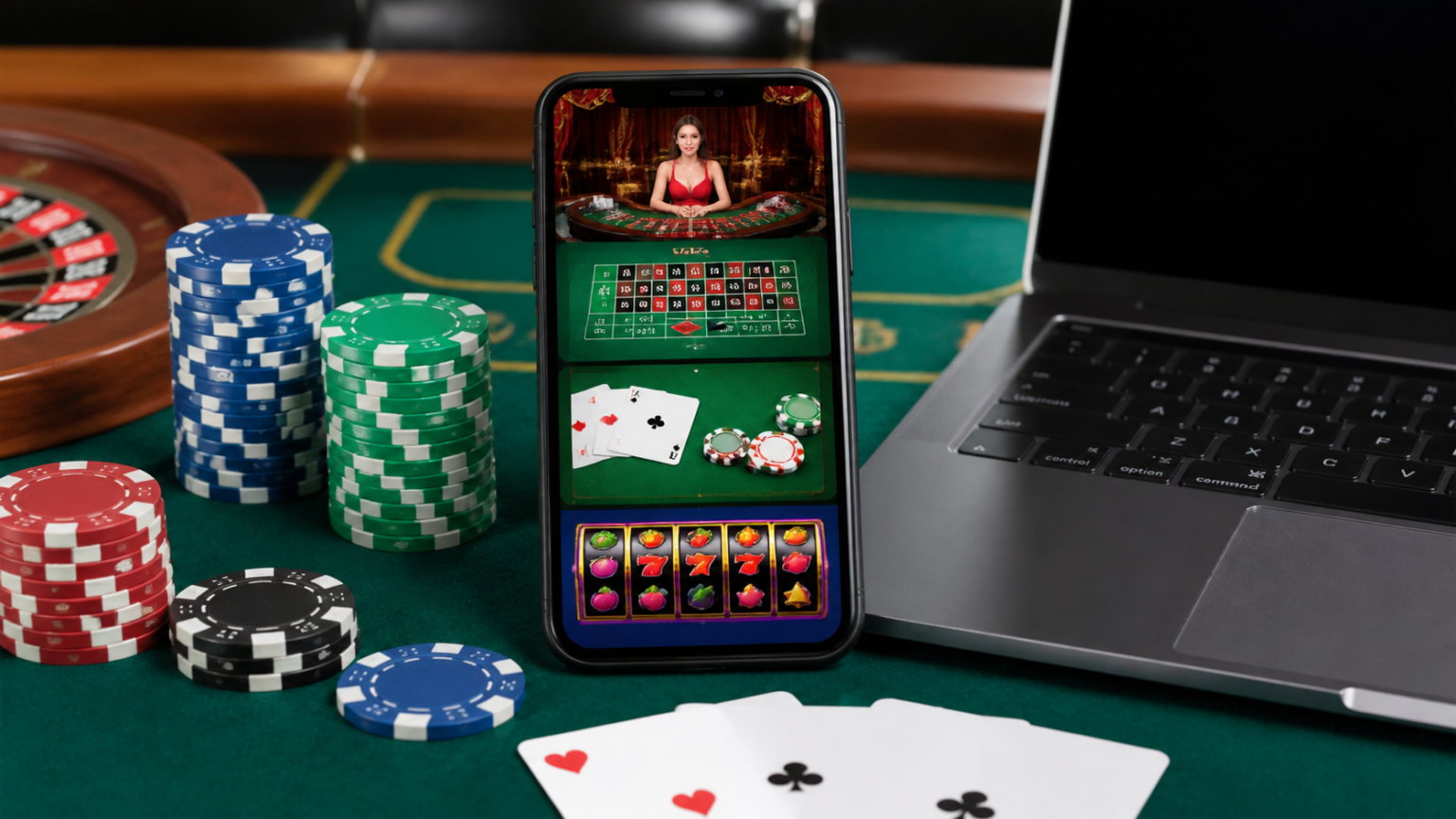 What Makes Betting Sites Different from Other Game Platforms Casino-related betting site shown on a smartphone with chips and laptop