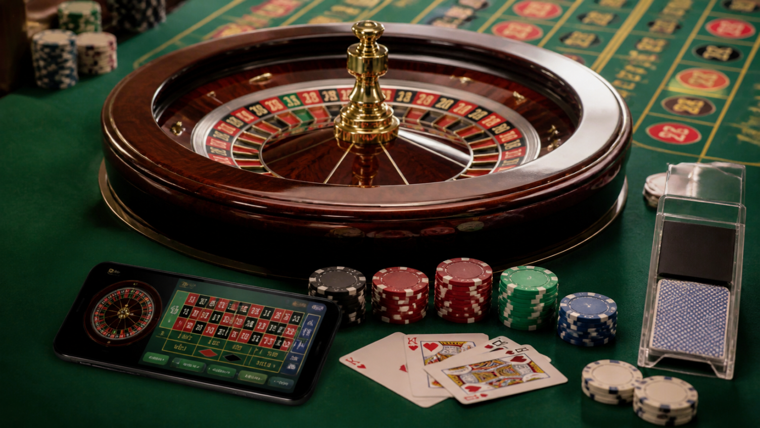 What players usually look for first: online casino Singapore Casino table with chips and a smartphone showing an online casino interface