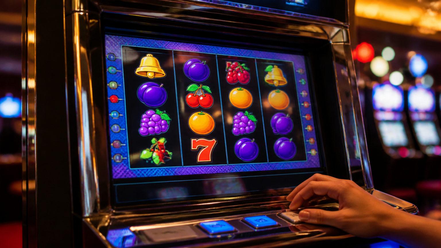 Slot Online Malaysia: What Players Should Look For Casino slot machine with colorful reels and buttons