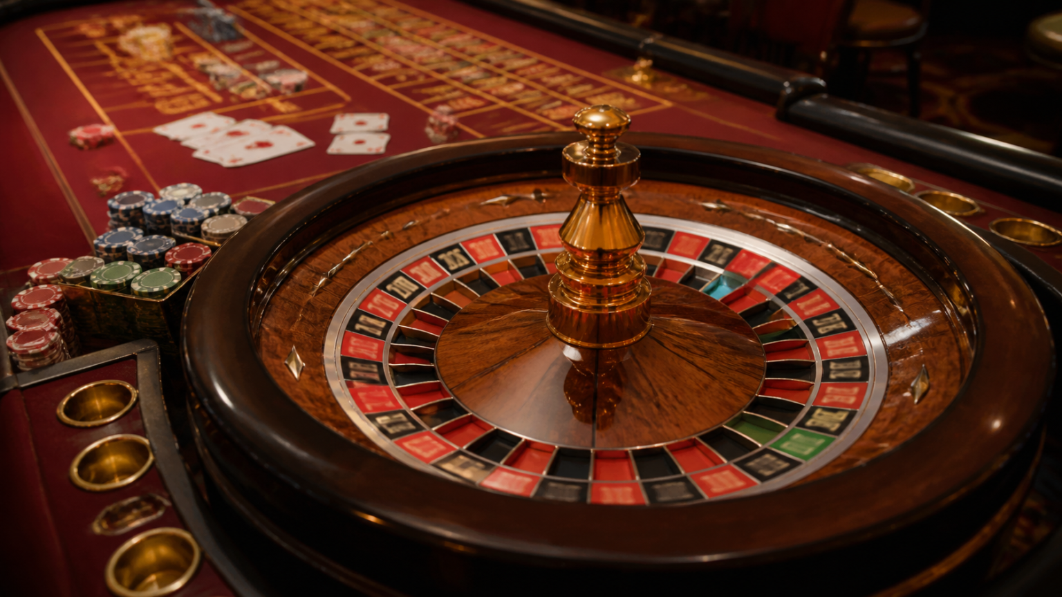 I Nuovi Casino Online da Tenere d’Occhio Quest’Anno 룰렛과 카드가 놓인 카지노 게임 테이블